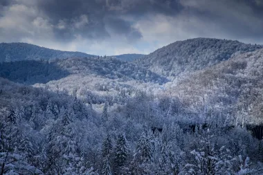 Idilične šume Gorskog kotra i Like nude mnogo opcija za istraživanje. Uz ovakav snježni ugođaj radi se o raju za zaljubljenike u outdoor aktivnosti.