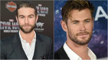 I Crawford i Hemsworth imaju prodorno plave oči i zgodne osmijehe, kao i sličnu kosu i bradu. I njih dvoje mogli bi proći pod blizance, a zanimljivo je da Crawford sliči Hemsworthu više od njegovog brata Liama.
