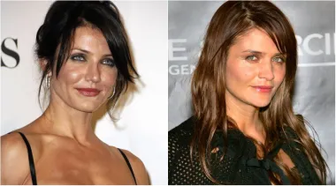 Glumica Cameron Diaz najpoznatija nam je kao plavuša, no kada je bila crnka, jako je sličila modelu Heleni Christensen. Njih dvije imaju slične, vrlo svijetle oči, kao i crte lica.