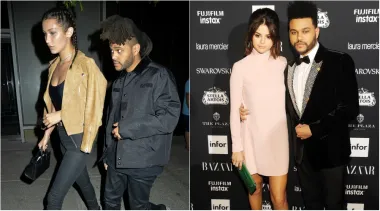 The Weeknd i Bella Hadid imali su &quot;on and off&quot; vezu u kojoj su malo prekidali, malo se mirili, a 2016. godine odlučili su ponovno raskinuti zbog pretrpanih rasporeda. The Weeknd je tada počeo promovirati svoj novi album, Starboy, a njih dvoje su se ponovno susreli na pisti tijekom modne revije Victoria&apos;s Secret 2016. Ubrzo nakon toga objavljeno je da je The Weeknd počeo izlaziti sa Selenom Gomez, a Hadid se navodno osjećala &quot;izdanom&quot;. No, ubrzo je prekinuo i s Gomez.