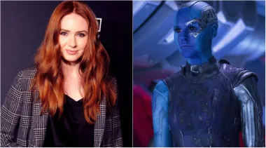 Glumica Karen Gillan pravi je primjer koliko se neki glumci posvete svojoj ulozi i koliko su toga u stanju zbog nje žrtvovati. Ne samo da su vizažisti koristili jarko plavu metalik šminku i puno protetika kako bi je transformirali u Nebulu, već je glumica odlučila obrijati glavu i oprostiti se od svojih prekrasnih crvenih lokni kako bi dobila savršen izgled. Ekipi je svakodnevno trebalo dosta vremena da nanesu, ali i skinu šminku s glumice, budući da je napravljena od pet različitih slojeva.