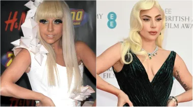 Kad je Lady Gaga prvi put zakoračila na glazbenu scenu 2008., bila je poznata po svojim neobičnim i hrabrim odjevnim kombinacijama i lookovima - od mesne haljine do rogova na licu i na ramenima. Nizala je hit za hitom, a gotovo na svakom javnom pojavljivanju izgledala je kao potpuno druga osoba. Iako se Gaga i dalje ne boji stilski riskirati, danas izgleda puno drugačije - i dalje se odlučuje za zabavne kreacije koje kombinira s onim malo elegantnijim i izgleda bolje nego ikad, a posljednjih se godina dokazala i kao nevjerojatna glumica.