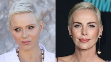 Osim kratke, platinasto plave kose, princeza Charlene od Monaka i glumica Charlize Theron dijele još neke slične karakteristike - imaju isti oblik i boju očiju, sličan oblik usana i nosa, ali i slične crte lica.