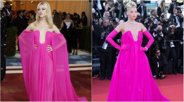 Novopečena supruga Brooklyna Beckhama, glumica Nicola Peltz, na Met Gali prošle godine zablistala je u ružičastoj Valentino kreaciji s dubokim dekolteom. A istu je haljinu na jednom crvenom tepihu nosila i švedska manekenka Elsa Hosk, koja je svoj look &quot;začinila&quot; rukavicama u istoj boji.