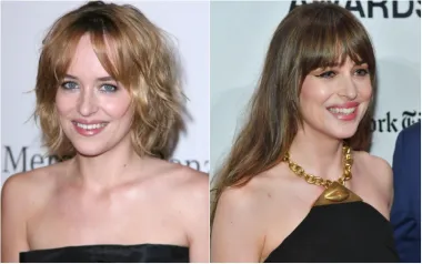 Glumica Dakota Johnson, koju je proslavila uloga Anastasije Steele u trilogiji &quot;50 nijansi sive&quot;, bila je poznata po razmaku između prednja dva zuba i pomalo neravnom osmijehu, no kako joj se karijera uzdizala, odlučila je to popraviti. Sada ima ravne zube i blistav osmijeh.