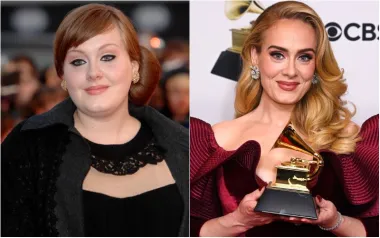 Kada je još davne 2008. započela njezina glazbena karijera, Adele je izgledala kao potpuno druga osoba, s nešto tamnijom kosom i kojim kilogramom viška. U međuvremenu je u dvije godine uspjela &quot;skinuti&quot; čak 45 kilograma, uz pomoć rigorozne dijete i redovite vježbe, a promijenila je i stil odijevanja.
