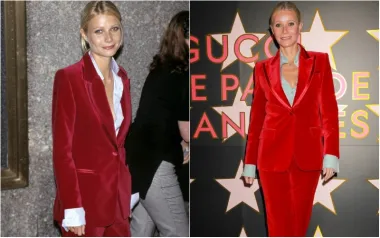 Na dodjeli VMA nagrada 1996. godine, glumica Gwyneth Paltrow privlačila je pažnju u odijelu Tom Ford for Gucci od crvenog baršuna, a to je odijelo ubrzo postalo jedan od najlegendarnijih lookova popularne glumice. No Paltrow je ponovno odjenula identično odijelo, i to kada je 2021. prisustvovala događaju Gucci Love Parade u Hollywoodu. Iako su odijela identična, novu je verziju dizajnirao kreativni direktor Guccija Alessandro Michele za reviju dizajnerske kuće povodom 100. obljetnice i bila je dio proljetne kolekcije 2022.