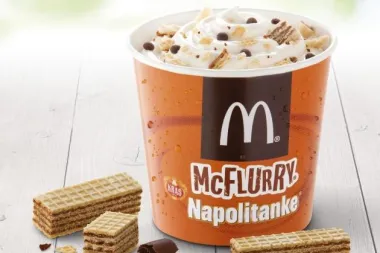 Najnovija ljetna poslastica - McFlurry Kraš Napolitanke