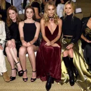 Poznate dame u prvim redovima Ralph Lauren revije u New Yorku