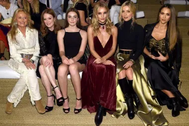 Poznate dame u prvim redovima Ralph Lauren revije u New Yorku