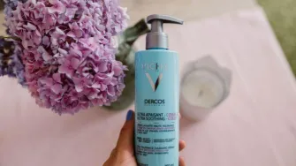Test zona: Vichy Dercos krema za pranje i smirivanje vlasišta - za obojenu kosu