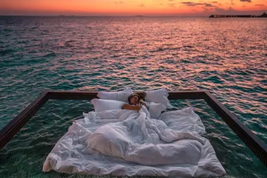 Postoji li savršenije mjesto za drijemanje od ove mreže na Maldivima?