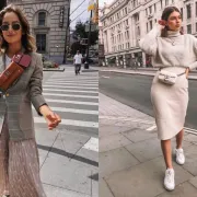 Kako nositi midi suknju tijekom jesenskih dana?