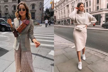 Kako nositi midi suknju tijekom jesenskih dana?