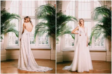 Alduk u novoj bridal kolekciji koristi netipične tkanine i apstraktne motive. Nama se sviđa