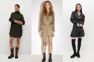 15 slatkih modela kratkih haljina koje savršeno pristaju uz visoke čizme
