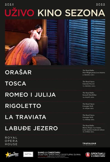 Royal Opera House i ove sezone ekskluzivno u CineStaru i Kaptol Boutique Cinema