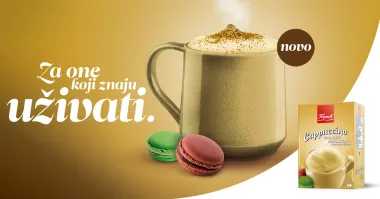 Za sve željne uzbudljivih okusa i zlatne boje – novi Franck Golden Macaron Cappuccino