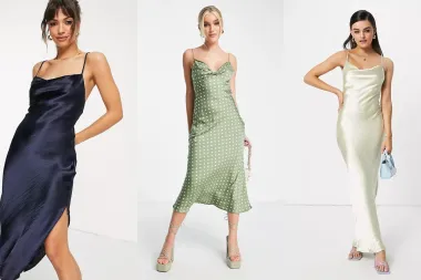 Seksi, a elegantne slip satenske haljine koje želimo