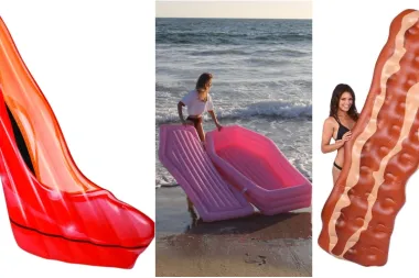 Plutajuća slanina, štikla ili lijes? Ovi bizarni napuhanci osvajaju plaže ovog ljeta
