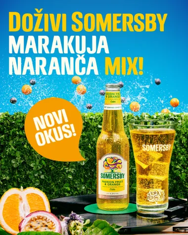 Stigao je novi Somersby Marakuja Naranča