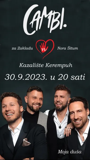 Humanitarnim koncertom grupe Cambi, Zaklada Nora Šitum obilježava 10 godina rada