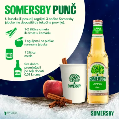 Ove godine Advent je dobio novu zvijezdu koja oduševljava – topli  Somersby punč