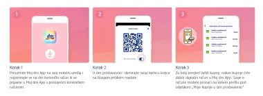 Odabirom e-računa vaša kupnja u dm-u postaje praktičnija i osvještenija