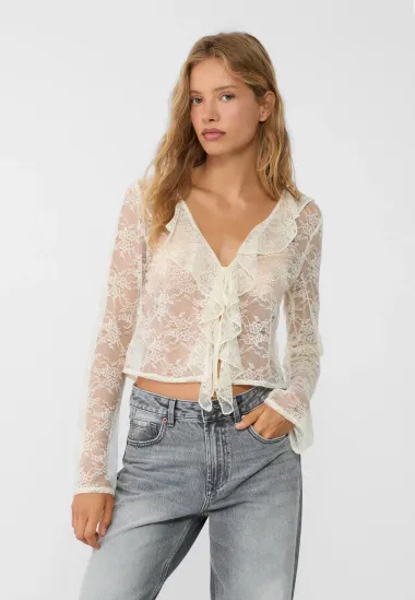 Čipkane bluze boho stila novi su omiljeni komadi