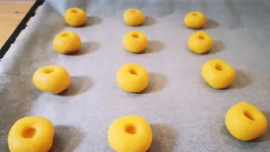 Recept u fotografijama za mirisne kolačiće s marmeladom od mandarina