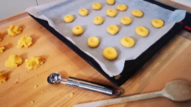 Recept u fotografijama za mirisne kolačiće s marmeladom od mandarina