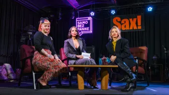 Samo bez panike podcast pred live publikom – tri snažne žene iskreno o poslu, obitelji, botoksu i razvodima
