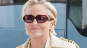 Sharon Stone nosi boju sezone: Ležeran, ali efektan baloner ukrao je svu pažnju