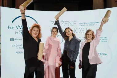Odabrane četiri dobitnice priznanja Nacionalnog programa L'Oréal – UNESCO 'Za žene u znanosti'